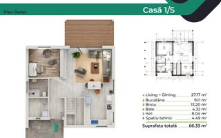 Casa individuala noua, moderna, INTABULATA- Sura Mica, Sibiu - Poză 10