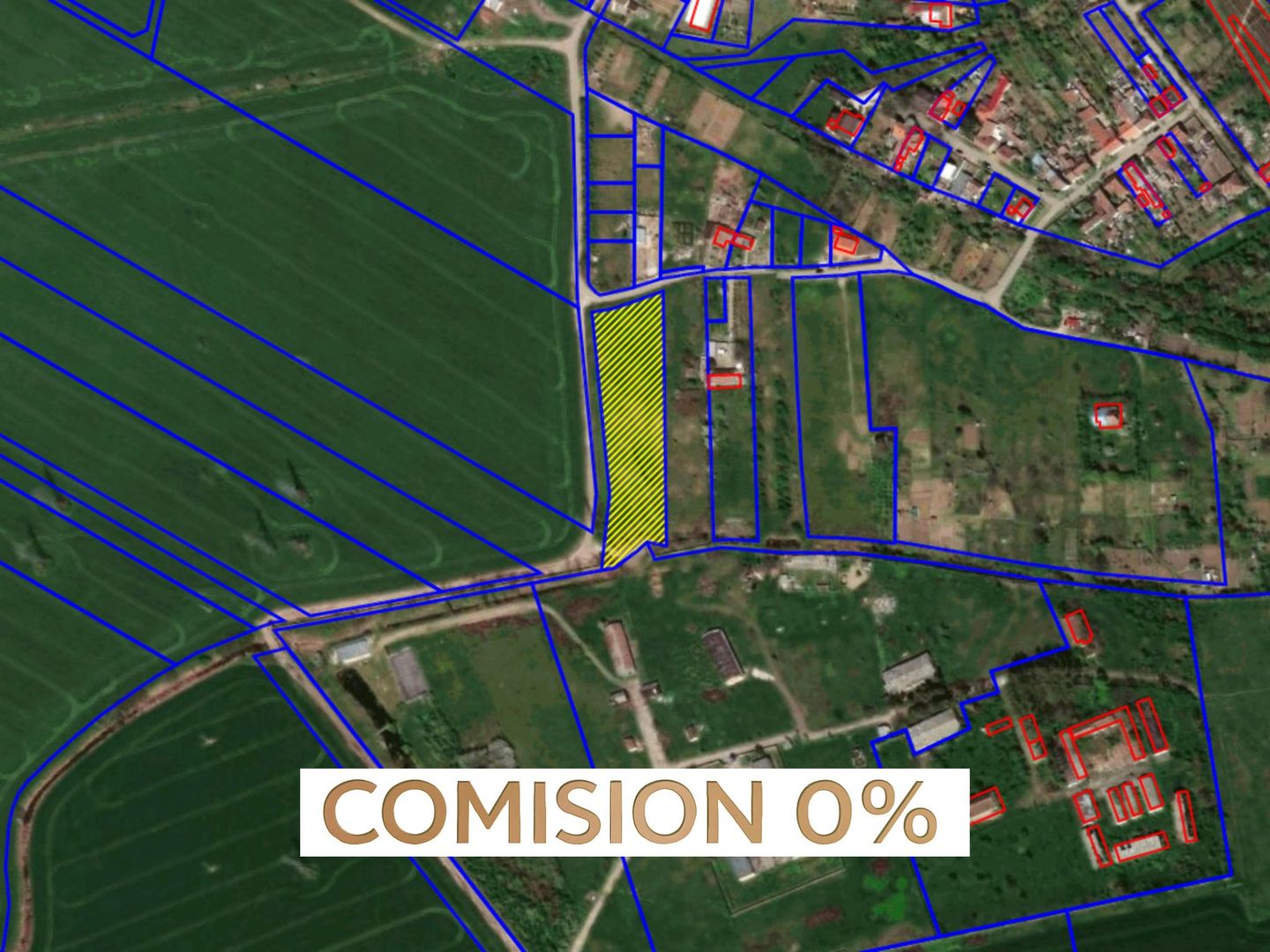 COMISION 0, TEREN INTRAVILAN, 5.876 MP, 200 ml Front, RONAT, TIMISOARA - Poză 1