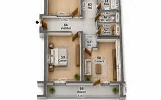 Apartament 3 camere Floreasca | Loc de parcare - Poză 36