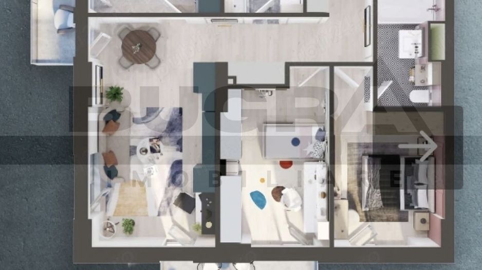 Apartament de 3 camere finisat premium, 73mp, parcare, Elite City - Poză 6