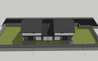 Duplex cu 4 camere, despărțit prin camera tehnica  | Mosnita Veche - Poză 4