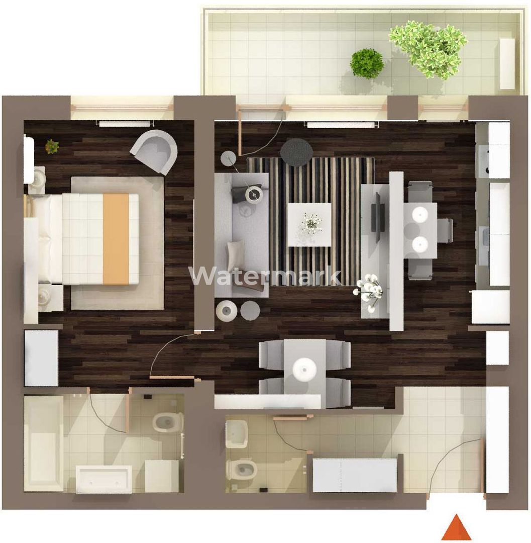 Apartament 13 septembrie minunat - Schiță 3