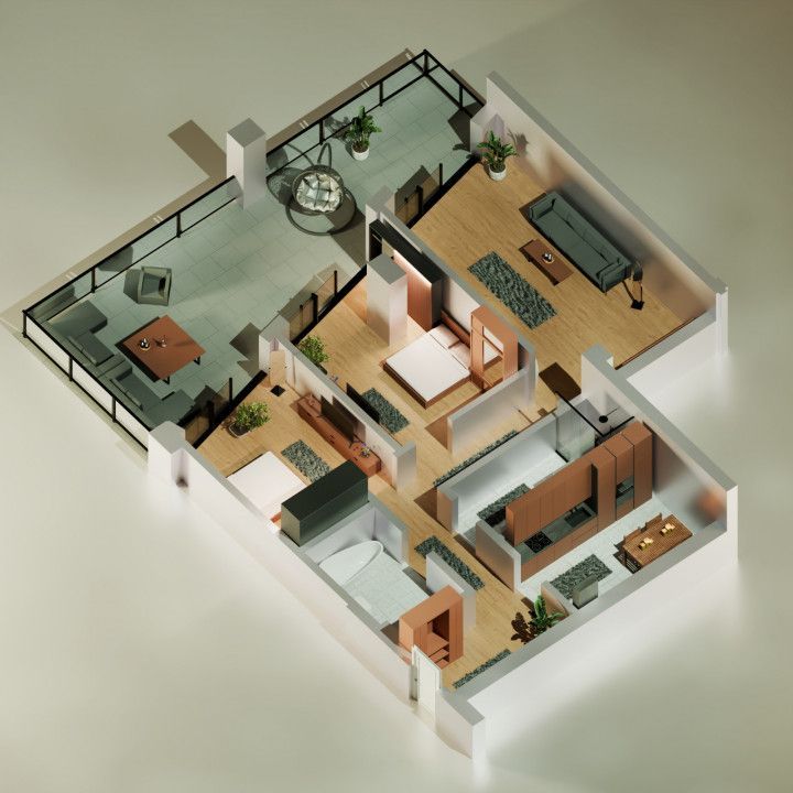 Tomis Nord - Vanzare apartament decomandat cu 3 camere, bloc nou. - Poză 3