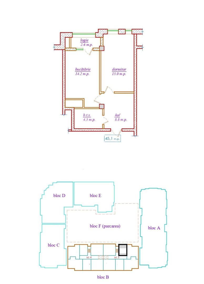 Vânzare, apartament, 1 cameră, strada Cartușa, Durlești - Poză 4