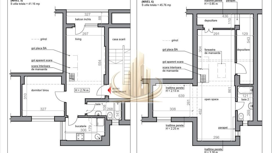 OCAZIE! Duplex 3 Camere | Bloc 2013 | 84 mp pe 2 Niveluri | PARCARE - Poză 21