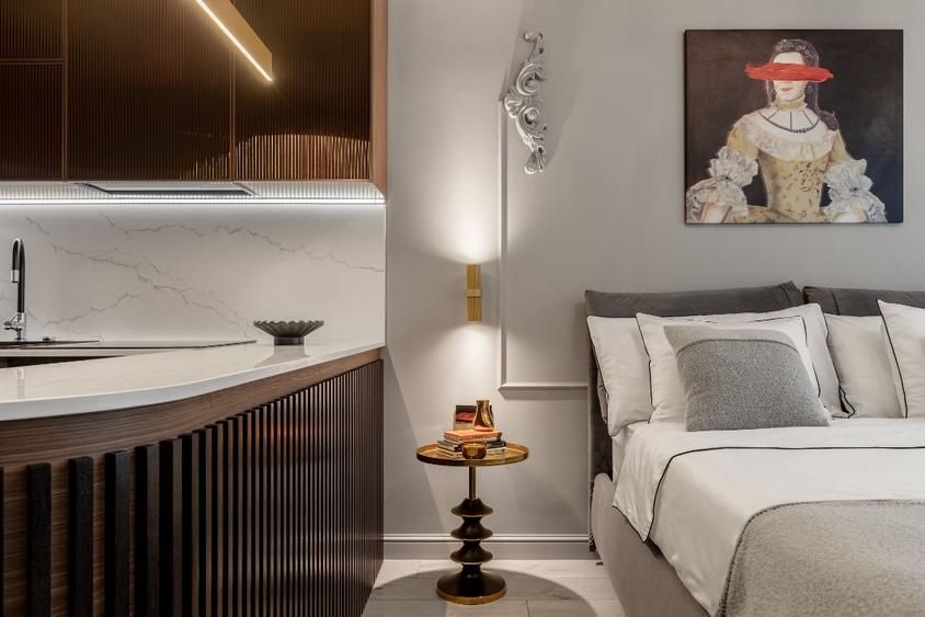 Studiou superb de vânzare, Win Herestrău, mobilat si utilat lux, terasă - Poză 15
