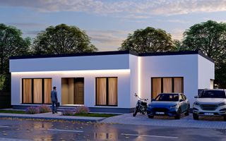 Casa individuala din caramida 4 camere Cartier Izvor Tarlungeni Brasov - Poză 1