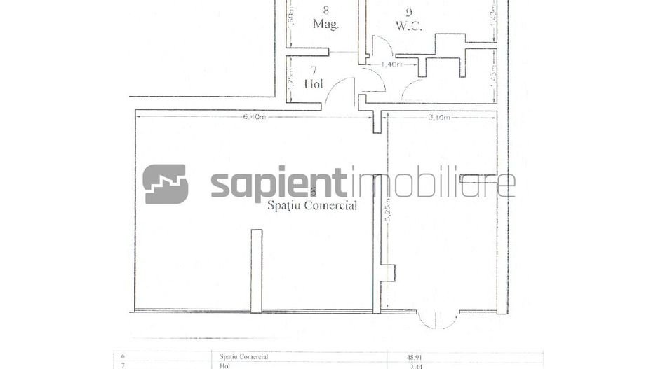 Sapient | Spatiu comercial în zona Oneștilor, Oradea - Schiță 11