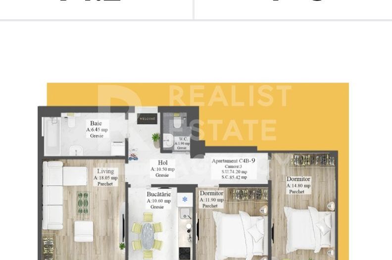 Vânzare, apartament, 3 camere, Iași - Poză 4