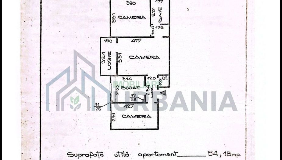 Apartament 3 camere, Podu Roș, Iași - de renovat - Poză 2