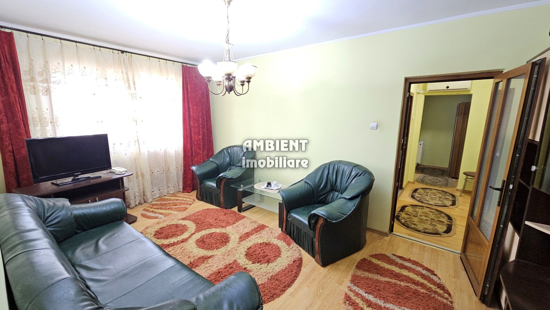 Apartament cu 3 camere, etaj 1, mobilat si utilat, zona CENTRU; - Poză 7