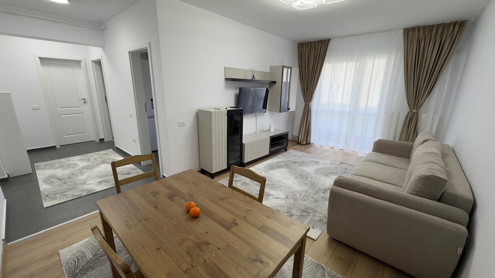 AP. 2 CAMERE- PARCARE INCLUSA, CENTRALA, BUCATARIE INCHISA, BLOC NOU - Poză 1