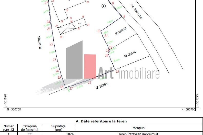Teren 1024 mp+ casă din cărămidă în suprafață de 121 mp - Poză 12