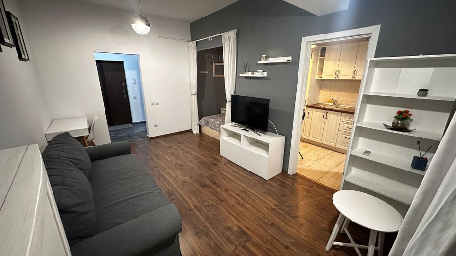 Garsoniera Studio Bloc NOU Metrou Dristor Mihai Bravu Centrala + Pat - Poză 6