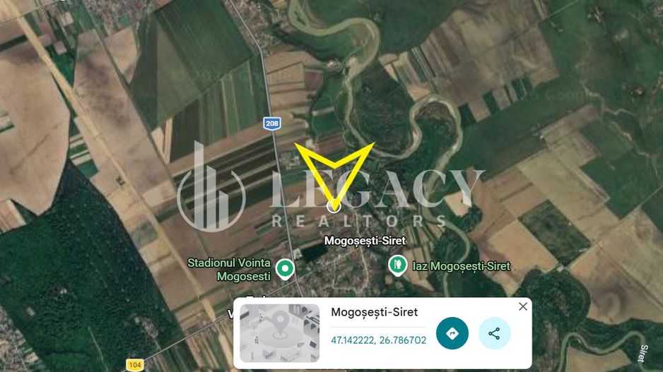 Teren pentru investiție, intravilan + extravilan, Mogoșești-Siret - Poză 3