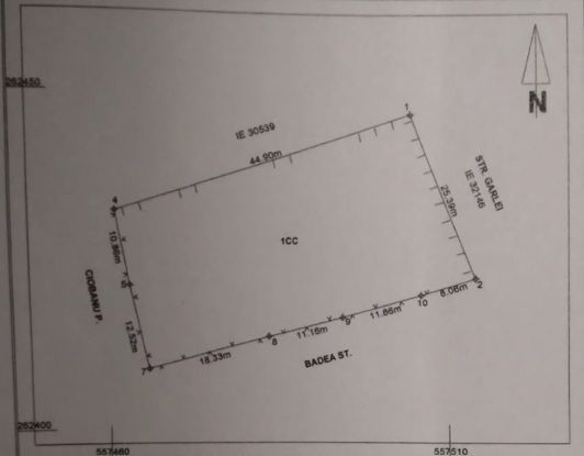 Teren intravilan 1.200 mp – Gogoșari, Giurgiu - Schiță 4