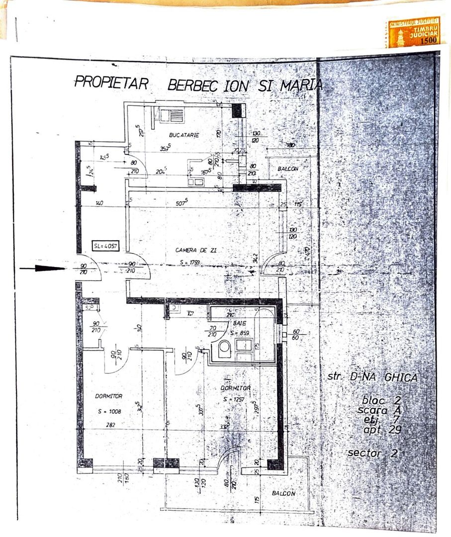 Apartament 3 camere Lacul Tei Doamna Ghica - Schiță 29