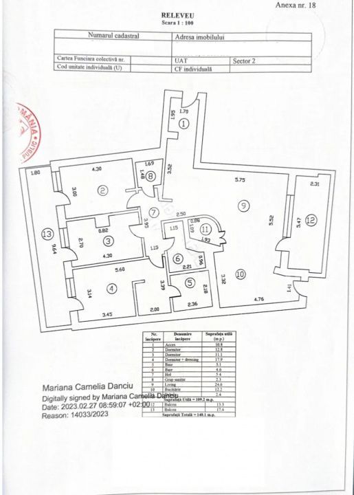Apartament 4 camere Eminescu | Imobil 2023 | Loc de parcare - Poză 29