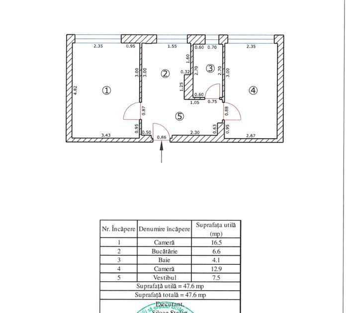 Exclusivitate - Spatiu situat lângă Tribunalul Brașov, 47,6 mp. - Poză 6
