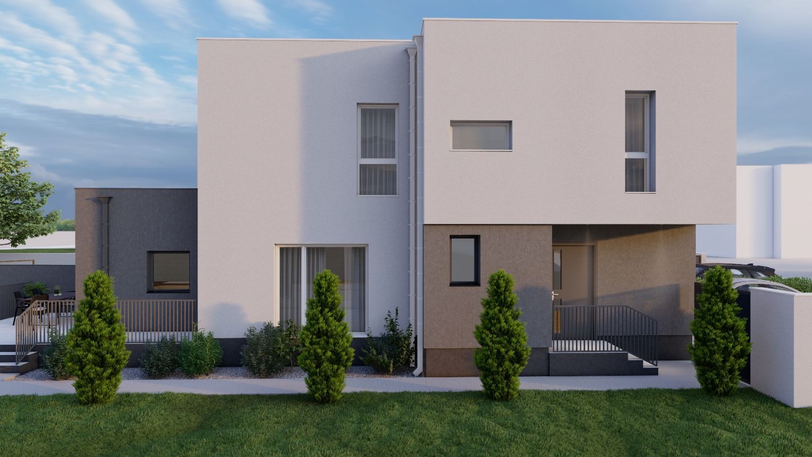 Duplex asimetric-pozitionare excelenta Sacalaz - Poză 6