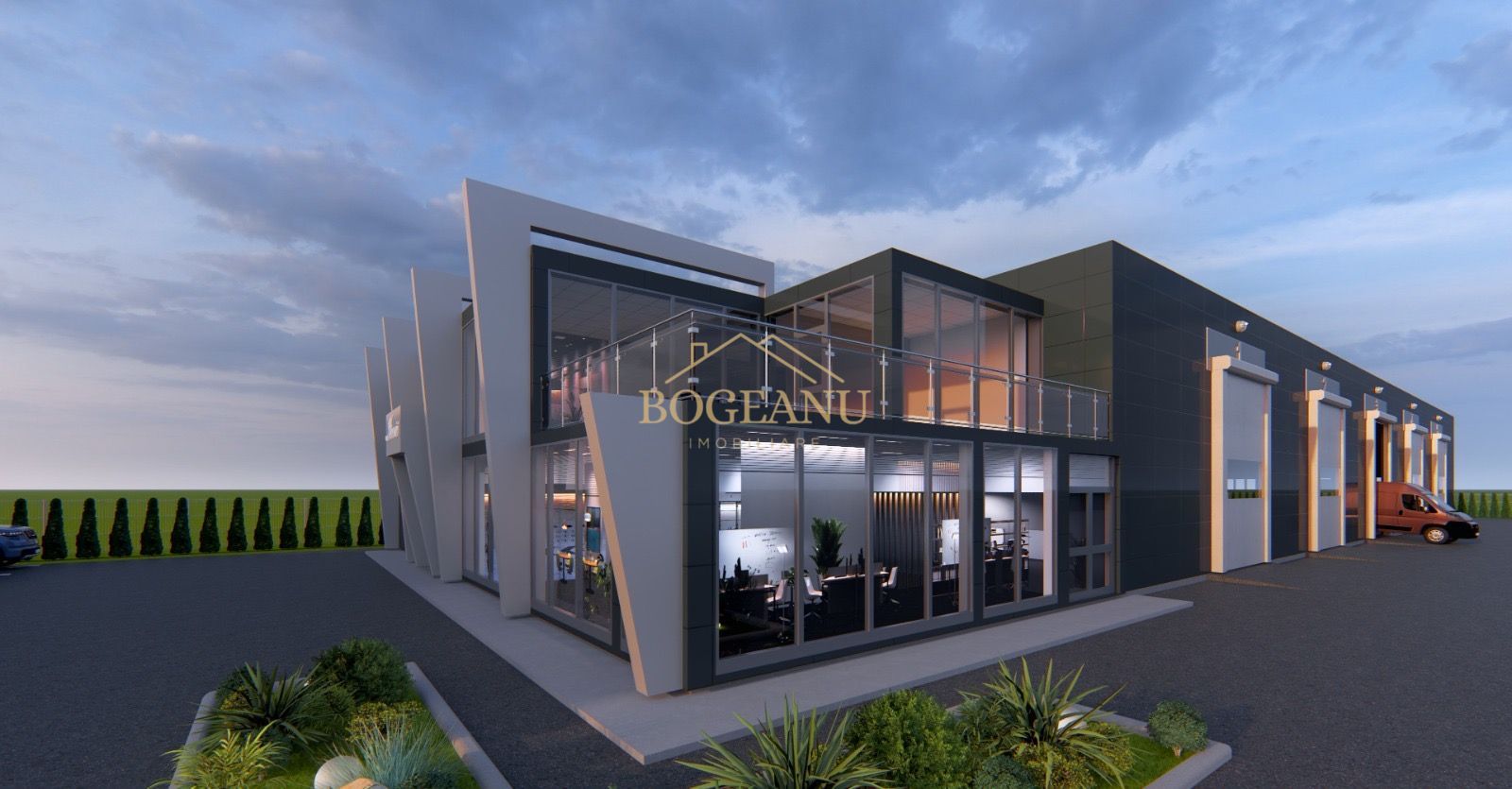 BG140-TEREN INTRAVILAN 17.700 MP-DUBLU FRONT-PROIECT PARC INDUSTRIAL - Poză 13