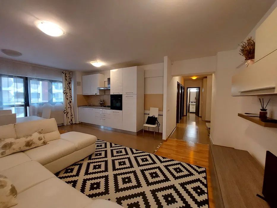 Zona judetean apartament cu 3 camere mobilat si utilat 550 euro - Poză 1