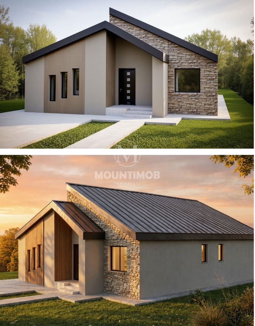 Casa individuala la cheie, 121 mp/utili, teren 515 mp, Bod/Brasov - Poză 1