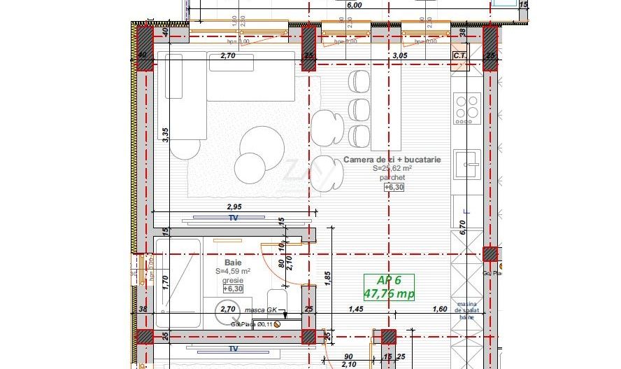 Bloc nou cu finisaje superioare. Etaj intermediar. Loc de parcare - Poză 8