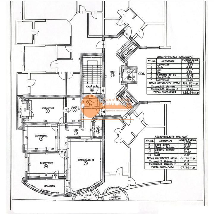 3 camere Herastrau-128mp-2 locuri parcare-boxa - Poză 20