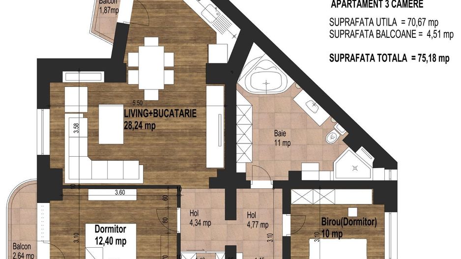 💎 De Închiriat: Apartament Premium 3 Camere- | Zona Tineretului - Poză 6