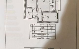 Ap 2 camere decomandat | 63.7 mp | 2 balcoane | Sky Garden Residence - Schiță 3