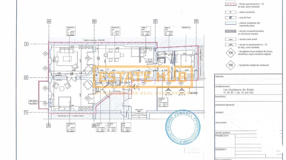 Apartament spectaculos de 125 mp in centrul istoric pe Str. Eroilor - Poză 2