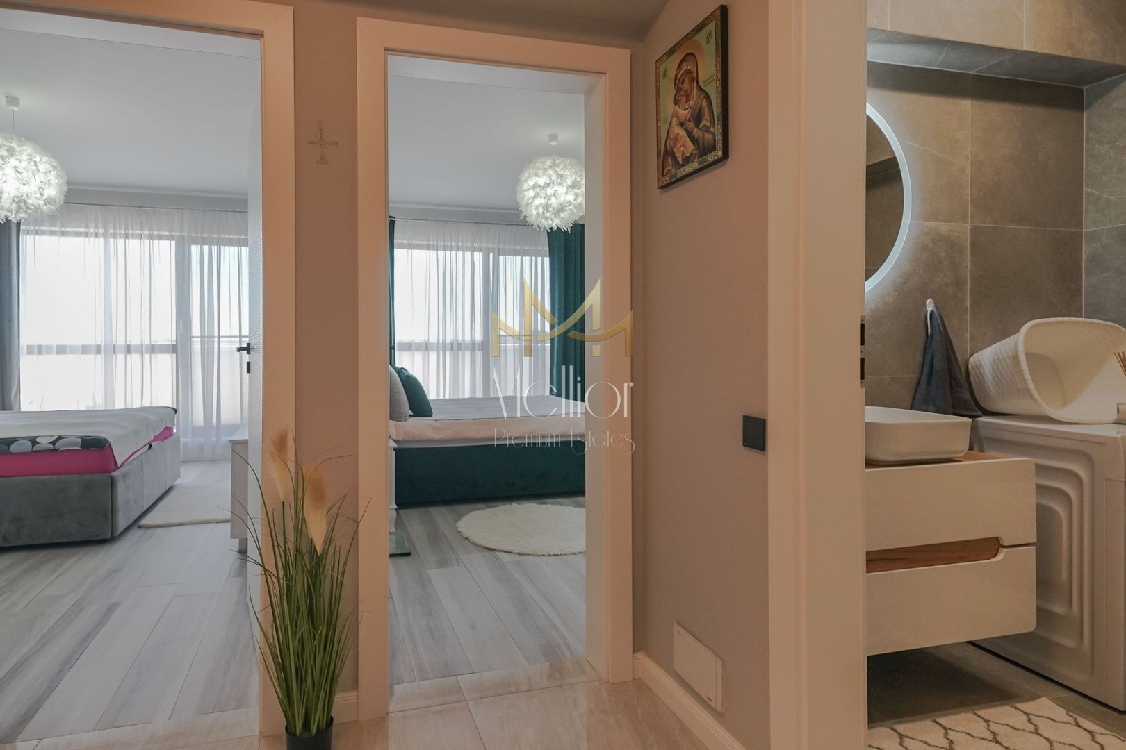 Apartament 3 camere, terasa, parcare, view panoramic asupra orasului - Poză 6