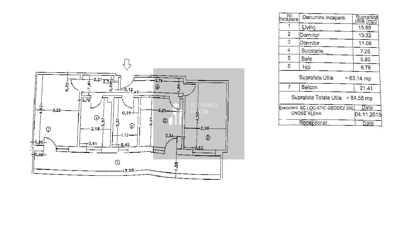 Apartament 3 camere 85mp etaj 3 Aparatorii Patriei - Berceni - Poză 3