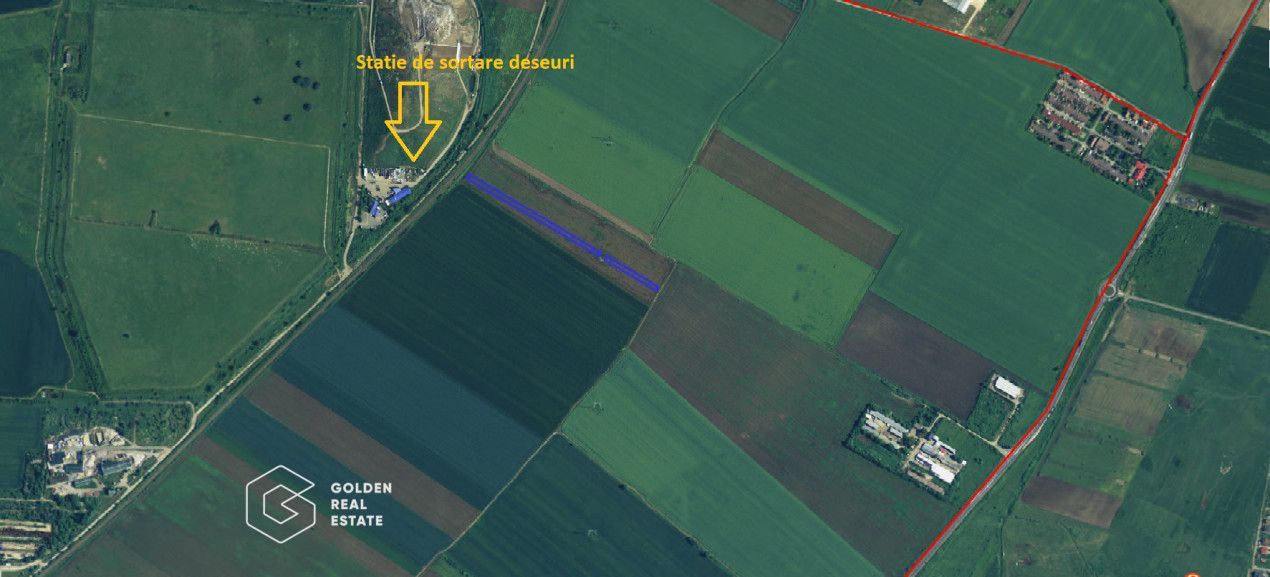 Teren arabil in zona statiei de sortare deseuri, Arad - Poză 1