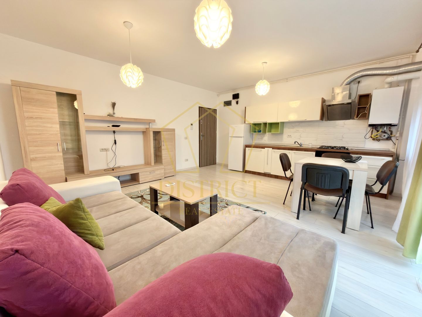 Apartament cu 2 camere complet mobilat si utilat in Giroc langa ESO la asfalt. - Poză 1
