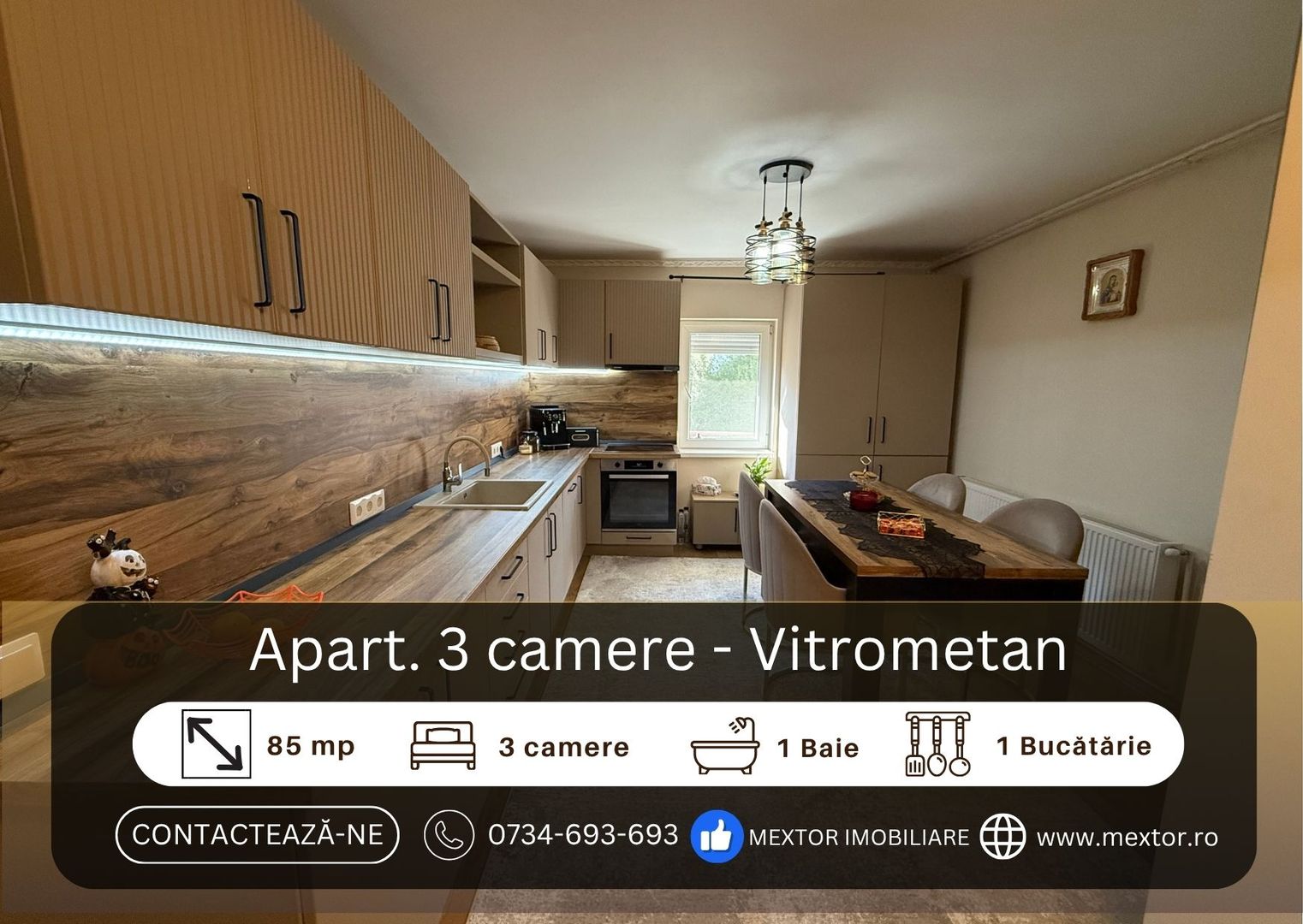Apartament 3 camere, Medias - Poză 1