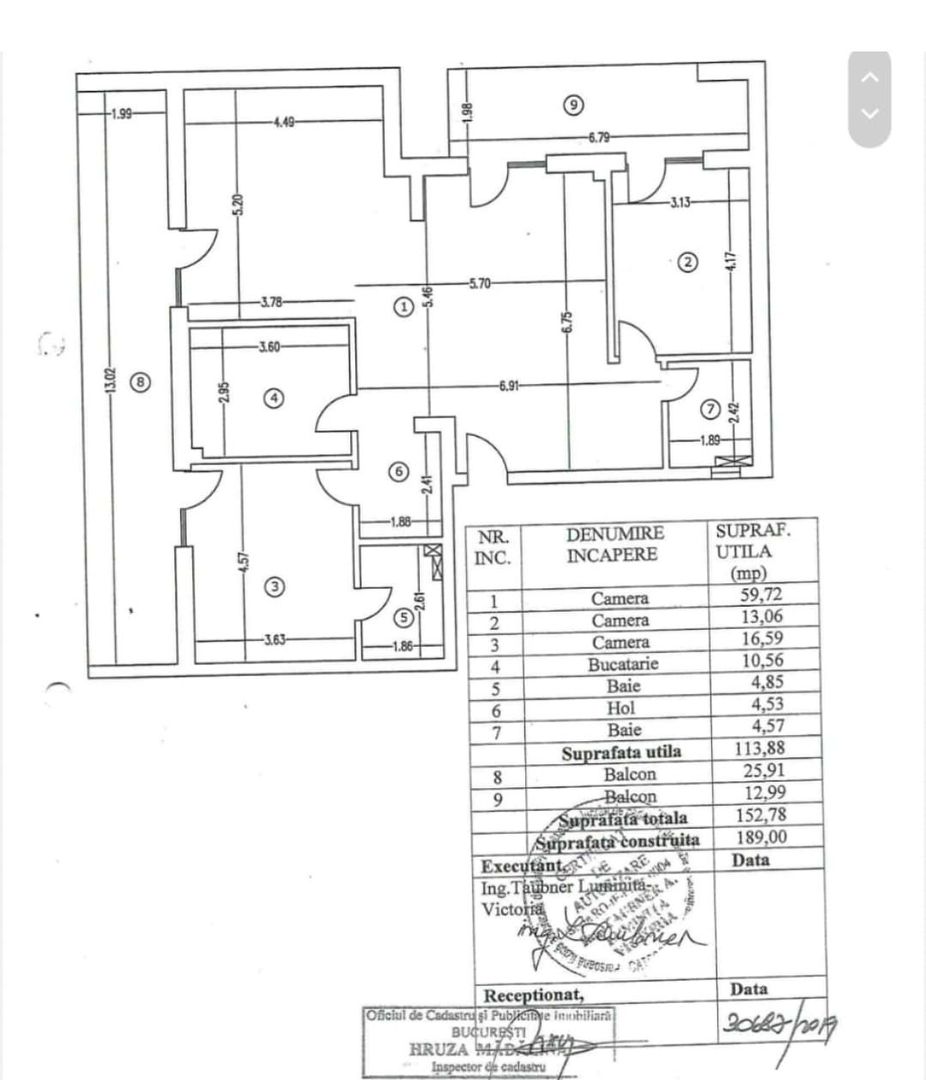 Vanzare Apartament lux de 3 camere in zona Jiului - Schiță 27