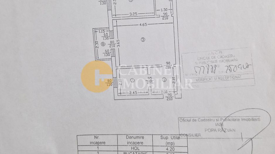 3 camere semidecomandat-mobilat/utilat-Zona Zimbru - Poză 7