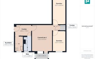 Ocazie! Apartament cu 3 camere, zona Dâmbovița lângă restaurant Nora - Poză 11