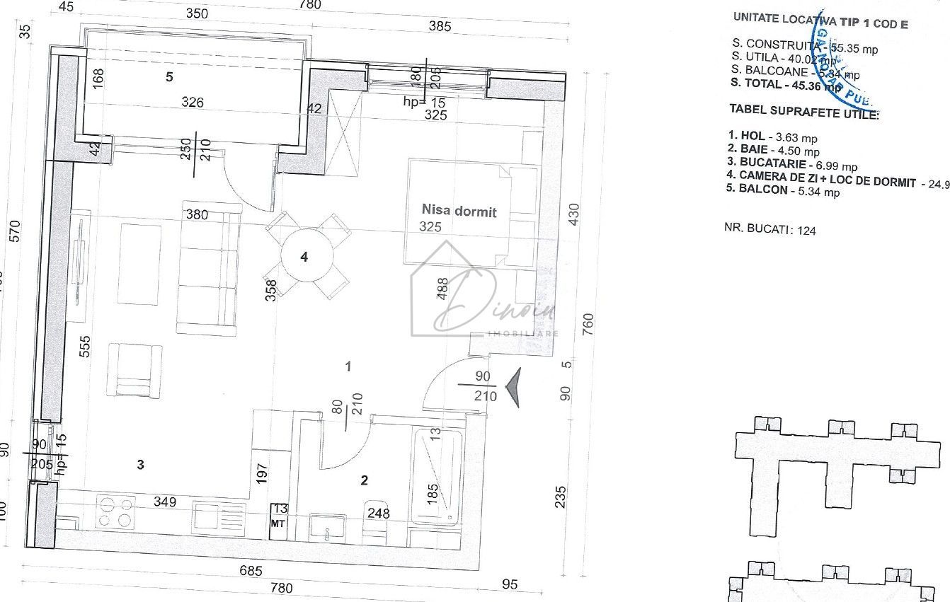 COMISION 0% I Garsoniera Obor High Garden East I 45 mp parcare inclusa - Poză 2