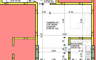 Apartament 1 camera Mărăști – clădire nZEB -  localizare Premium - Schiță 2