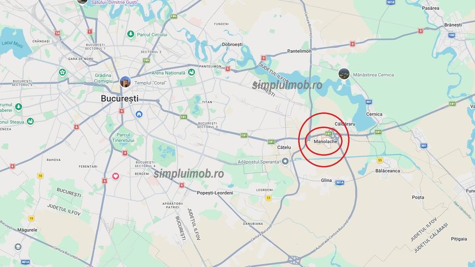 Teren 2400 mp cu utilitati comuna Manolache lLanga Centura Bucuresti - Poză 3