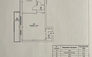 Giroc-Chisoda | 2 Camere | Semi-Mobilat  | Loc de parcare | - Poză 8