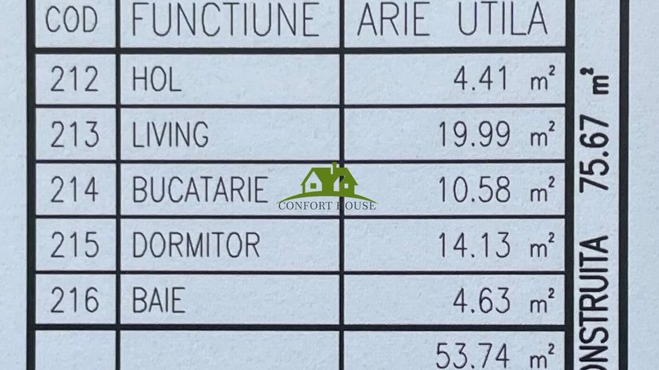 Apartament 2 camere, bloc nou, P+3, Ap.08, Et.2, Bl.4 - CP2459683 - Poză 6