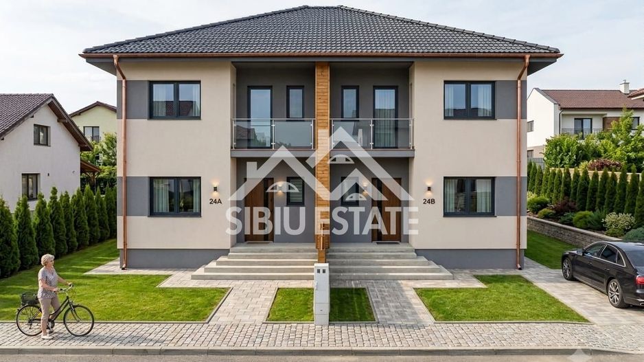 Casa 4 camere terasa Sibiu Calea Cisnadiei, NOU - Poză 1