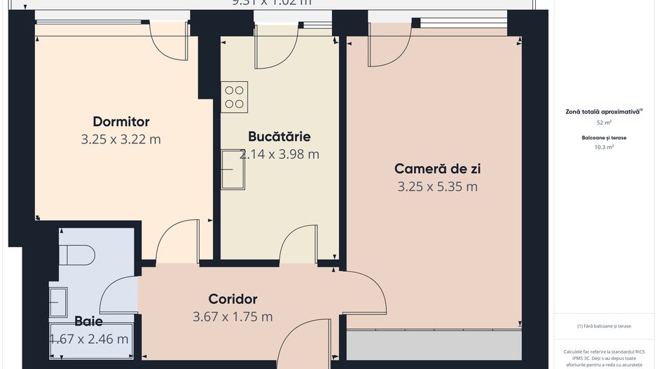 Atria Urban Faza 3 | Piscina | Mobilat 62mp | 2 camere - Schiță 17