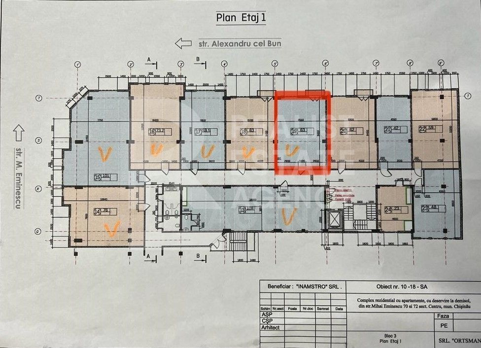 Chirie, oficiu, 63 mp, Eminescu Residence, sectorul Centru - Poză 1