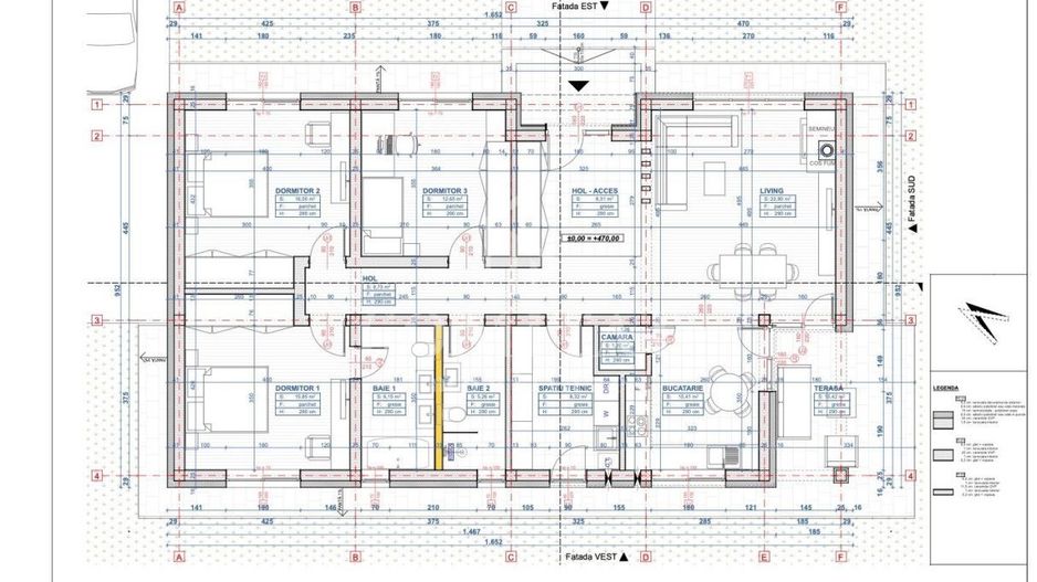 Casă eficientă energetic pe 1 nivel în Chinteni - Poză 6