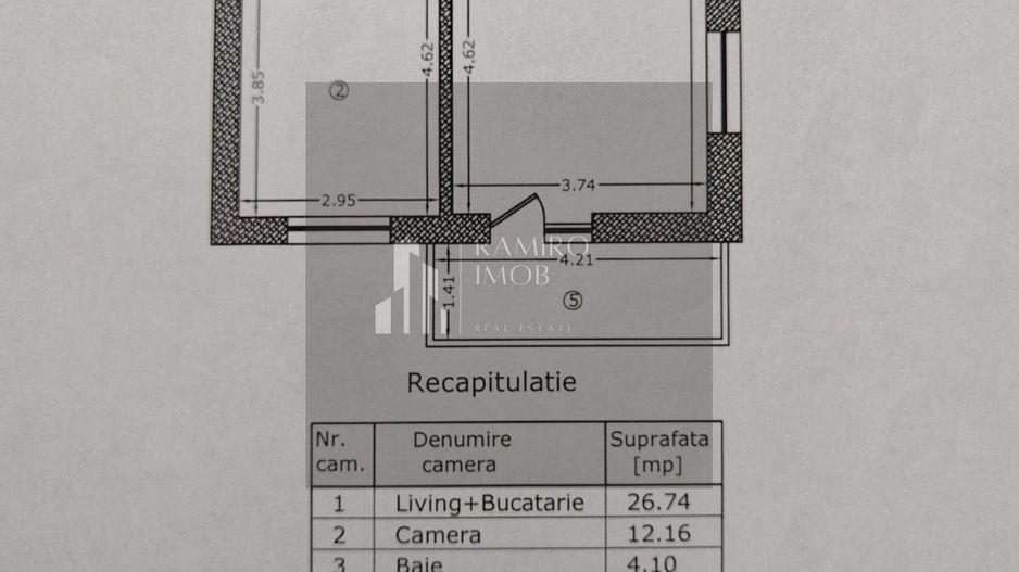 Apartament 2 camere decomandat bloc nou Metalurgiei - Poză 9